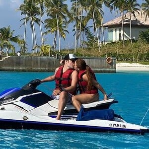 Veja foto de Maiara e Fernando em jet ski!