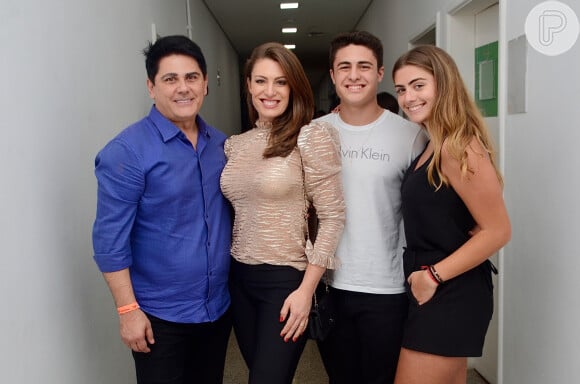 Cesar Filho é pai de Luigi e Luma, filhos do seu casamento com Elaine Mickely