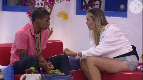 Lucas Penteado tinha torcida declara por Sarah no Paredão contra Fiuk e Nego Di no 'BBB 21'