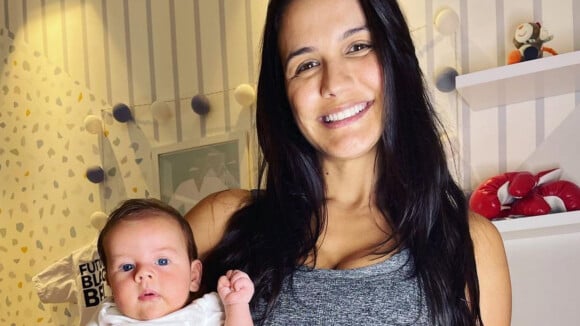 Kyra Gracie mostra corpo 3 meses após filho nascer e web aponta: 'Barriga real'