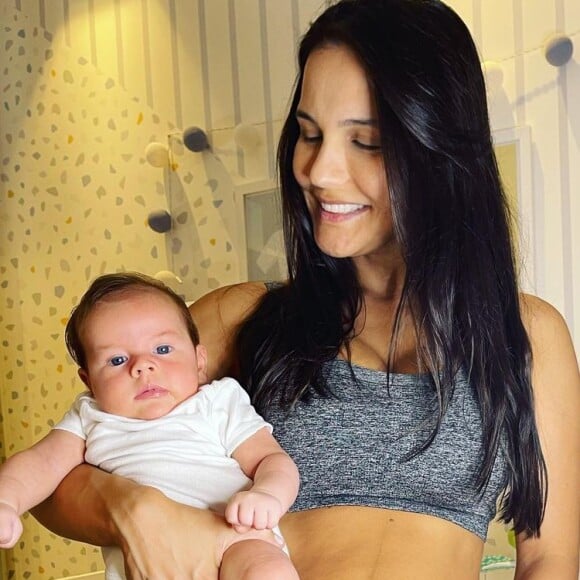 Kyra Gracie é mãe de Rayan, nascido em janeiro de 2021