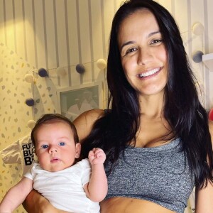 Kyra Gracie foi elogiada ao exibir corpo quase 3 meses após dar à luz Rayan: 'A gente tem a impressão que artista sai do hospital sem barriga (risos) já com o abdômen definido'