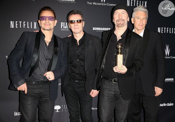 Bono Vox é vocalista da banda de rock U2