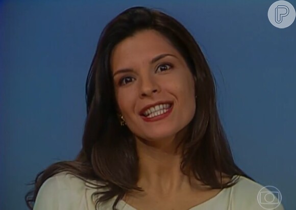 Helena Ranaldi apresentou o 'Fantástico' em 1996 depois de a saída de Fátima Bernardes da atração