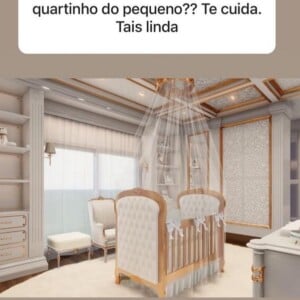 Filho de Whindersson Nunes vai ganhar quarto de luxo assinado pelo mesmo arquiteto de Simone