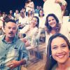 Fernanda Souza, Paulinho Vilhena e Fernanda Gentil gravam vinheta de fim de ano da TV Globo