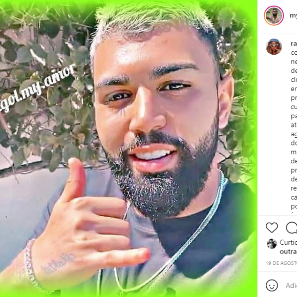 Rafaella Santos não quer vínculo com Gabigol em perfis de fã-clubes