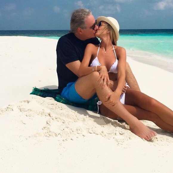 Ana Paula Siebert e Roberto Justus estão casados há 6 anos