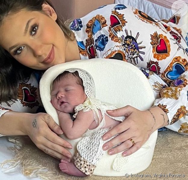 Virgínia Fonseca revela nome completo da filha com Zé Felipe 'Ela vai me matar'. Entenda Virgínia Fonseca revela nome completo da filha com Zé Felipe 'Ela vai me matar'. Entenda