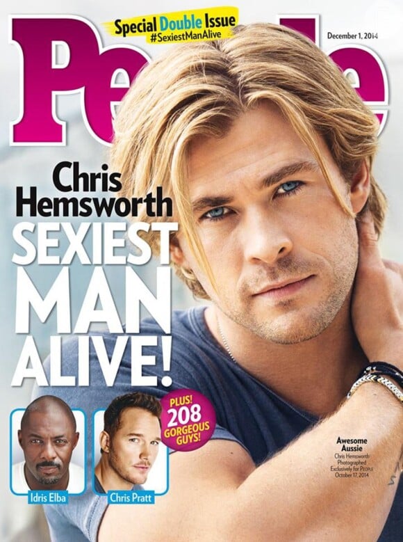 Chris Hemsworth é capa da revista 'People'