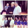 Xuxa posa nos bastidores do espetáculo 'Chacrinha, o Musical'