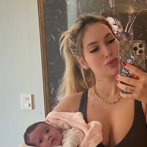 Virgínia Fonseca se choca ao comparar filha e Zé Felipe em fotos no Instagram