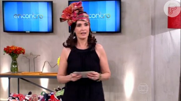 Fátima Bernardes diz: 'Vou usar turbante sempre, estou me sentindo mais jovem'