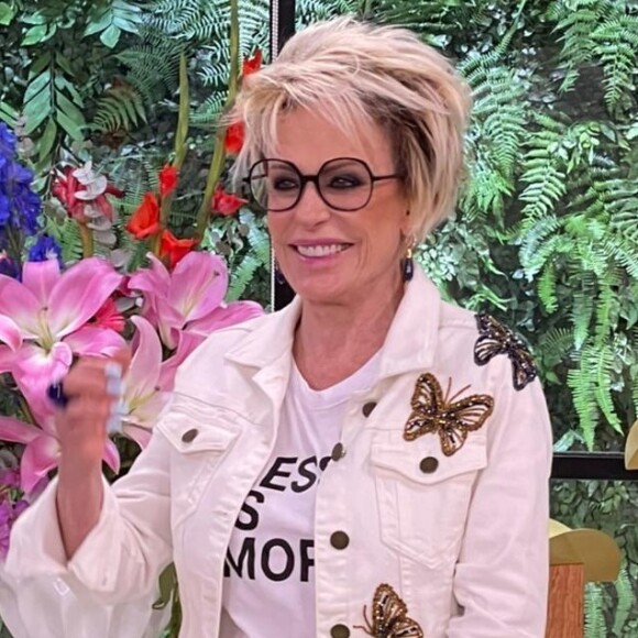 Ana Maria Braga, com Covid-19, vai ficar de fora do 'Mais Você'