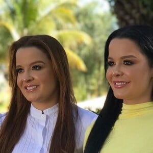 Maiara e Maraísa vão a São Paulo com Marília Mendonça a trabalho e são alvos de brincadeiras da cantora