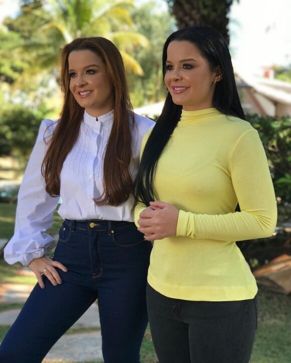 Maiara e Maraísa vão a São Paulo com Marília Mendonça a trabalho e são alvos de brincadeiras da cantora