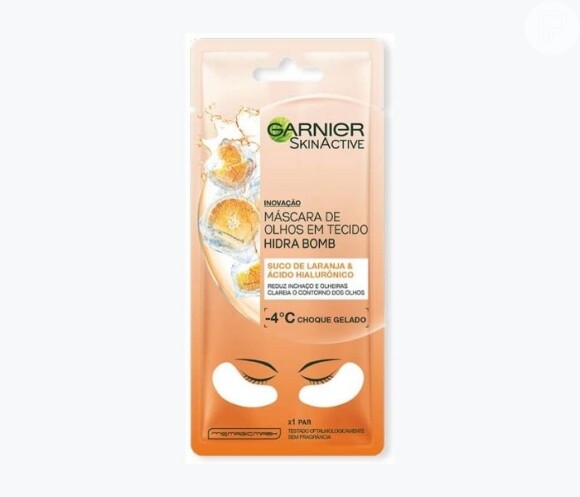 Garnier Máscara de Olhos em Tecido Suco de Laranja Hidra Bomb 