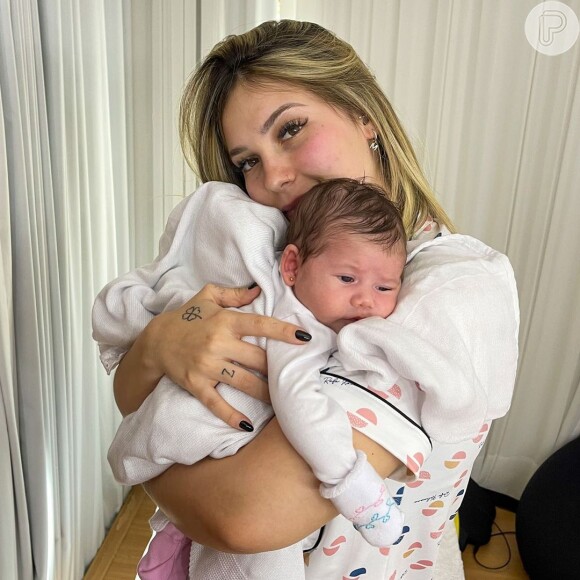 Filha de Virgínia Fonseca e Zé Felipe, Maria Alice tem pouco mais de 1 mês de vida