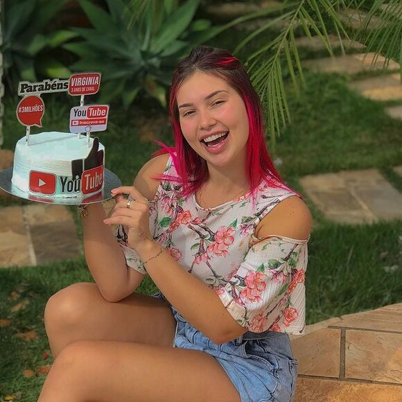 Virgínia Fonseca em 2019, quando conquistou 3 milhões de seguidores no youtube