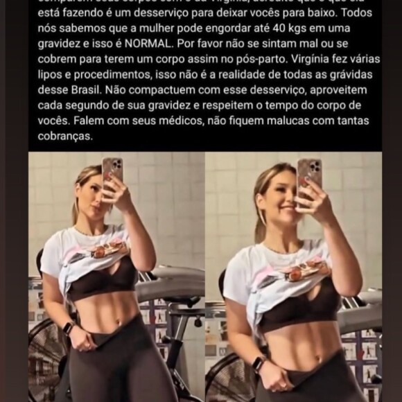 Sthefany Brito faz desabafo sobre repercussão de foto de Virgínia Fonseca