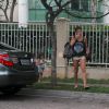 Grazi Massafera foi flagrada pelas ruas da Barra da Tijuca, neste sábado, 22 de novembro de 2014
