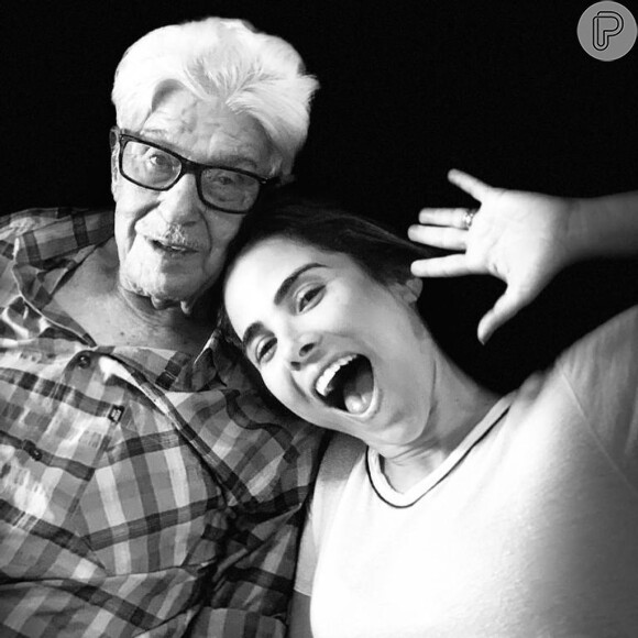 Wanessa usou o Instagram para se despedir do avô, Geraldo Godoi, pai de Zilu Camargo