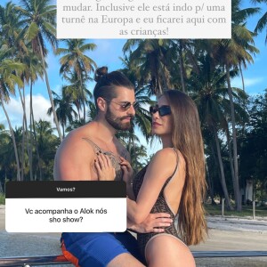 Romana Novais afirma que 'muita coisa vai mudar' em relação com Alok