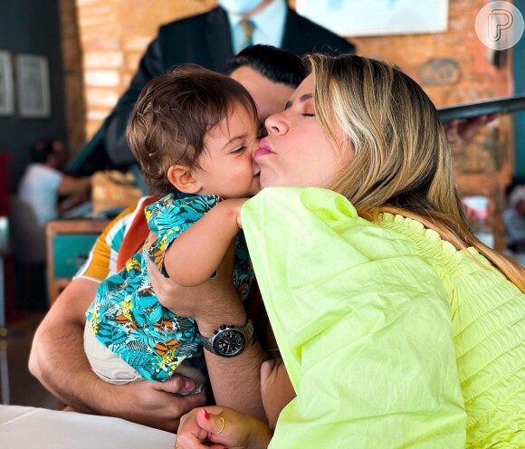 Marília Mendonça e Murilo Huff são pais de Léo, de 1 ano e 8 meses