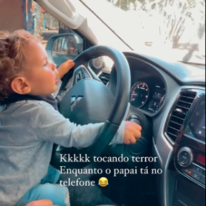 Biah Rodrigues elogiou Sorocaba por parceria com o filho, Theo, de 1 ano: 'Me ajuda com as refeições e eles brincam de carrinho'