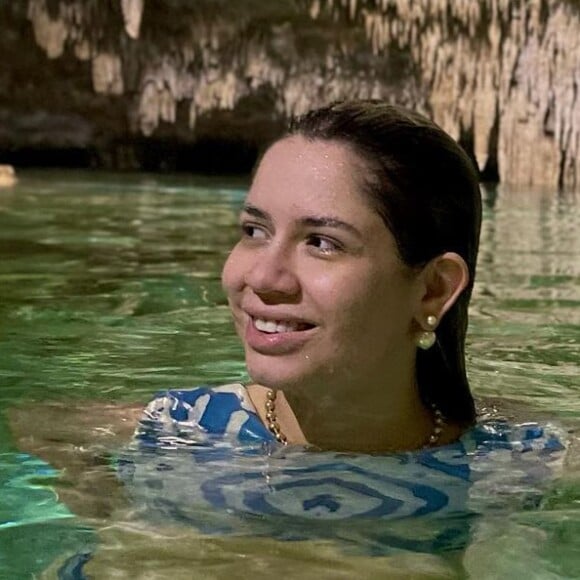 Marília Mendonça curtiu passeio no Cenote Dos Ojos, em Tulum