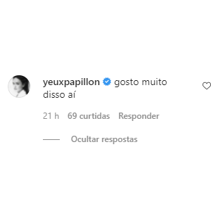 Isabelle Drummond comenta em foto de Enzo Celulari e fãs shippam casal