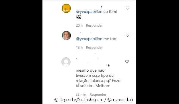 Fãs passam a shippar Enzo e Isabelle Drummond após comentário da atriz