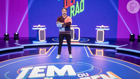 Marcos Mion apareceu em primeiras fotos no palco do 'Caldeirão', que estreia dia 4 de setembro de 2021