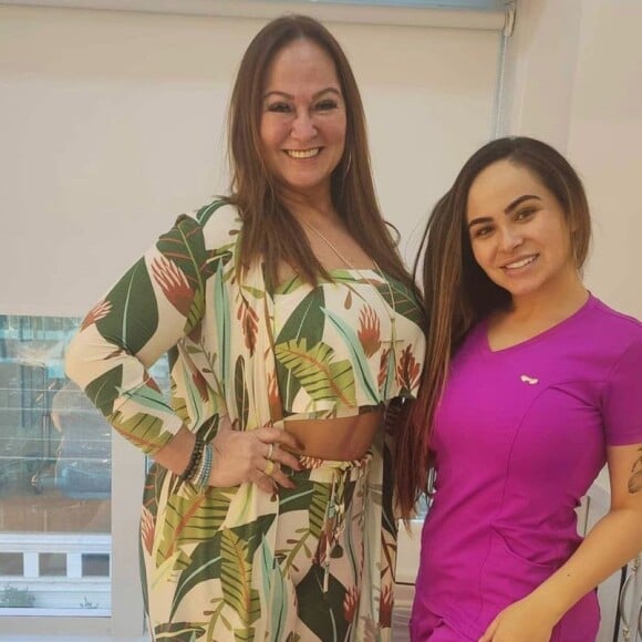 Mãe de Neymar, Nadine Gonçalves começou tratamento para cuidar do corpo