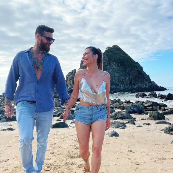 A lua de mel de Cleo e Leandro D'Lucca foi em Fernando de Noronha