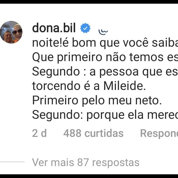 Mãe de Wesley Safadão afirma que torce para Mileide Mihaile em 'A Fazenda 13': 'Pelo meu neto'