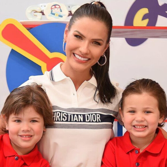 Andressa Suita contou que os filhos ficaram doentes ao mesmo tempo, assim como ela