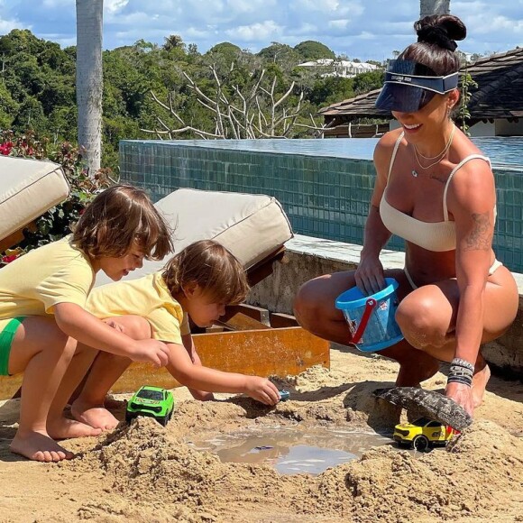 Andressa Suita fez desabafo sobre problemas de saúde dos filhos