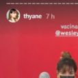 Wesley Safadão e Thyane Dantas foram vacinados em julho