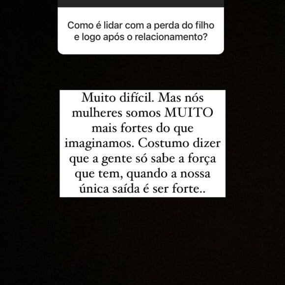 Maria Lina assumiu que o fim do relacionamento com Whindersson Nunes após a morte do filho foi difícil de superar