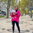 Virgínia Fonseca está em Madri, Espanha, acompanhada de Zé Felipe, a mãe, Margareth Serrão e a filha, Maria Alice, de 4 meses