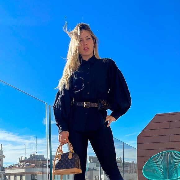 Virgínia fez fotos por Barcelona e Madri