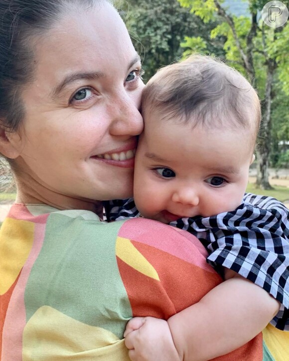 Nathalia Dill, de 35 anos, cuja filha Eva, tem 9 meses, está animada para voltar à ativa em seus trabalhos: 'Novos horizontes e descobertas'