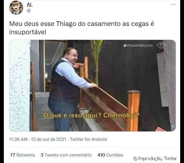 Público reprova atitudes de Thiago Rocha em 'Casamento às Cegas'