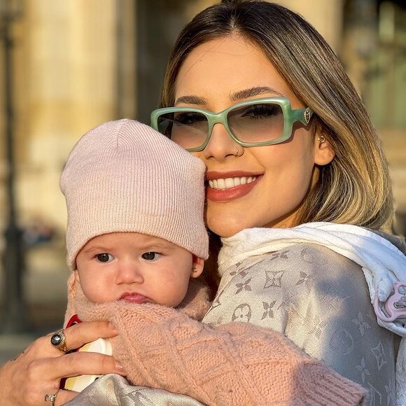 Virgínia Fonseca se derreteu ao mostrar reação de Maria Alice à show em casa feito por Zé Felipe: 'Parou e ela reclamou'