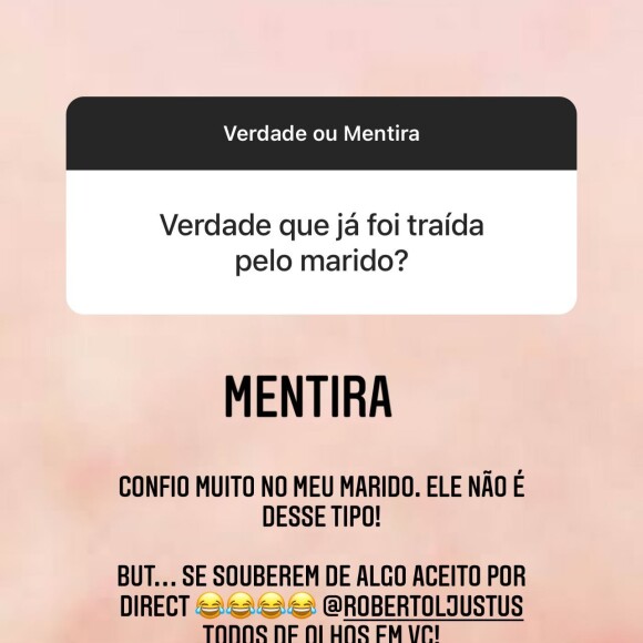 Ana Paula Siebert nega traições de Roberto Justus