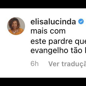 Elisa Lucinda, no entanto, não mudou de posicionamento em relação à regra do celibato 