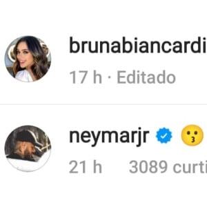 Reação de Neymar à foto sexy de Bruna Biancardi agita a web