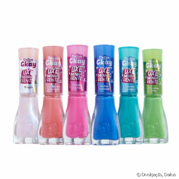 DAILUS lança primeira coleção de esmaltes assinada e traz GKAY como convidada