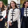 Kate Middleton usa blusa P&B pela 4ª vez em 10 anos. Compare os looks!